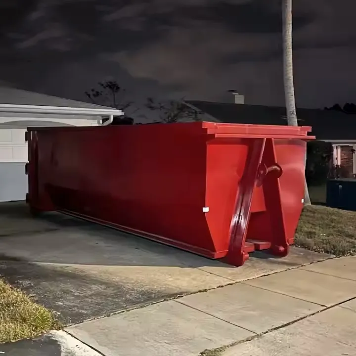 Hook Lift Trailer Dumpster for Sale