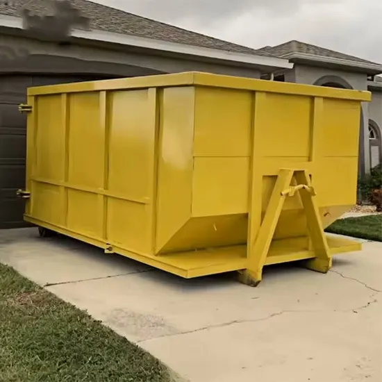 Heavy-Duty Hook Lift Bin Dumpster for Sale | 10-40yd