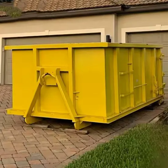 Heavy-Duty Hook Lift Bin Dumpster for Sale | 10-40yd