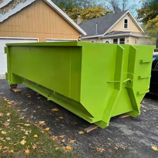 Heavy-Duty Hook Lift Bin Dumpster for Sale | 10-40yd
