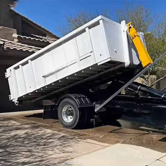 Heavy-Duty Hook Lift Bin Dumpster for Sale | 10-40yd